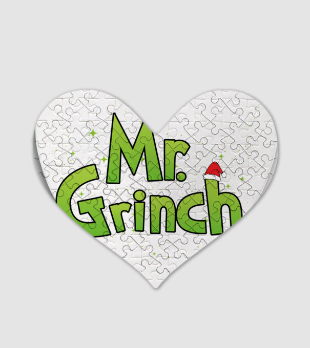 Grinch Family Mr Grinch model alb pe tricou