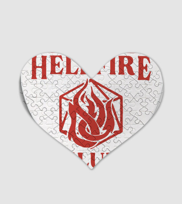 hellfire club 85 model alb pe tricou