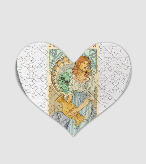 Horoscop Tarot VARSATOR model alb pe tricou