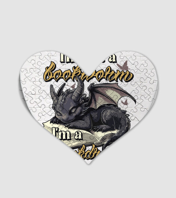 I am not a bookworm i am a bookdragon model alb pe tricou