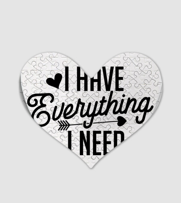 I have everything model alb pe tricou