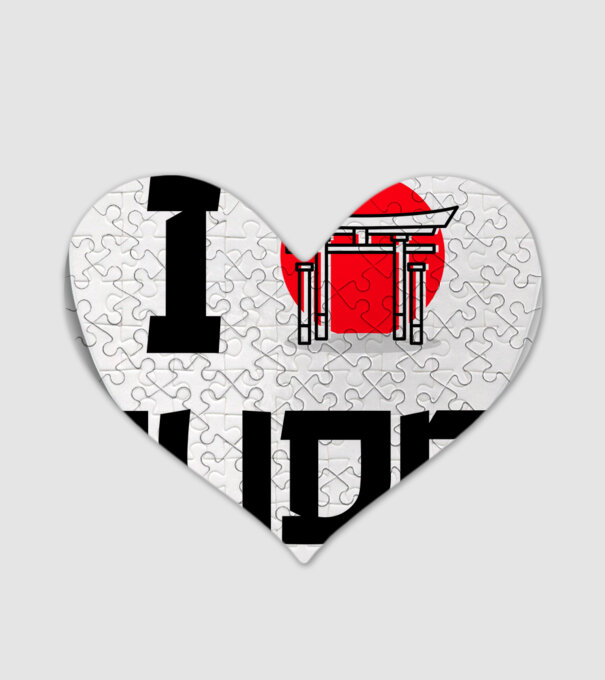 I love Judo model alb pe tricou