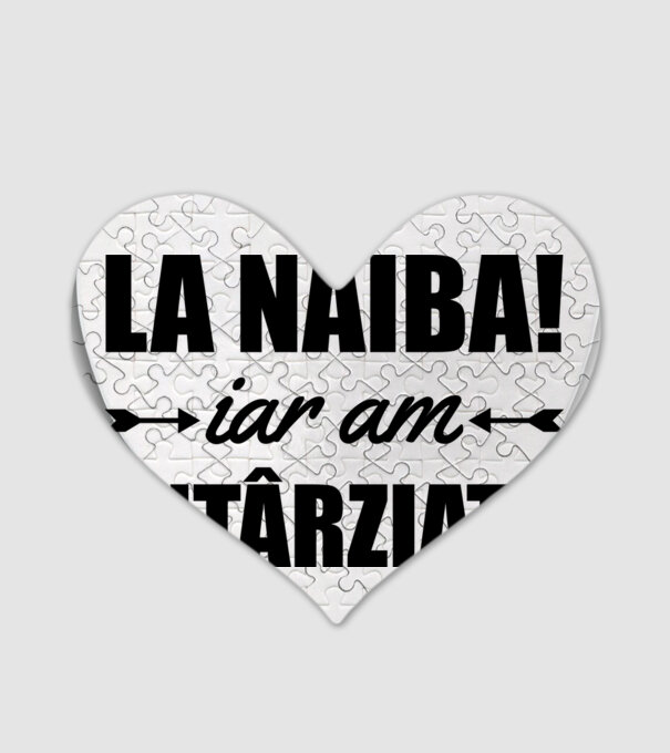 La naiba! Iar am întârziat? model alb pe tricou