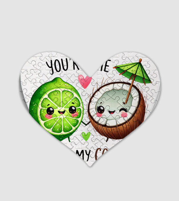 Lime to my Coconut model alb pe tricou