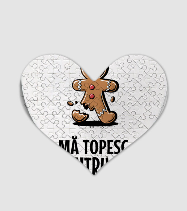Mă topesc pentru el alb model alb pe tricou