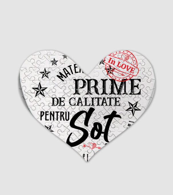 Materii prime de calitate pentru soț model alb pe tricou