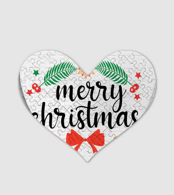 Merry christmas model alb pe tricou