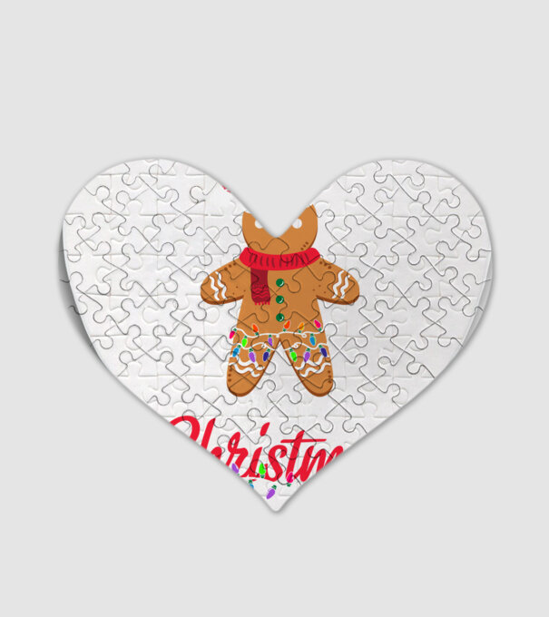 Merry christmas cookie model alb pe tricou