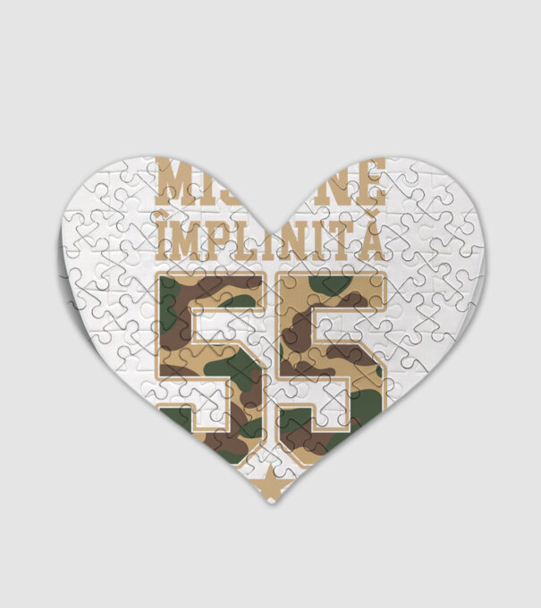 Misiune împlinită 55 model alb pe tricou