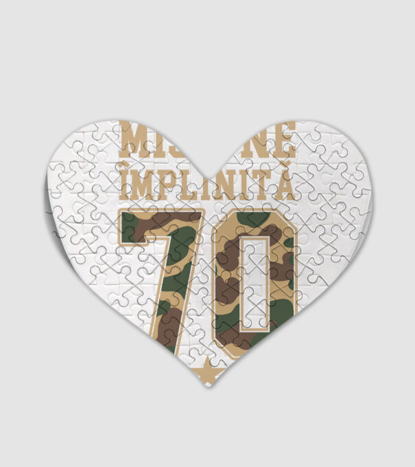 Misiune împlinită 70 model alb pe tricou