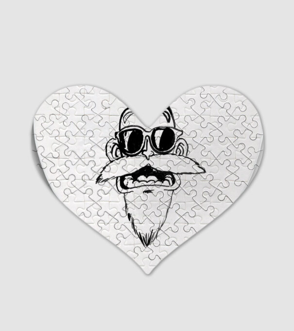muten roshi art model alb pe tricou