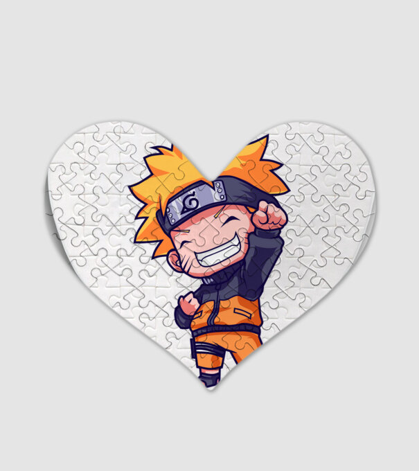 NARUTO model alb pe tricou