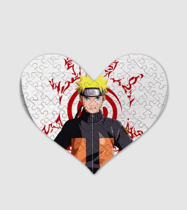 NARUTO model alb pe tricou