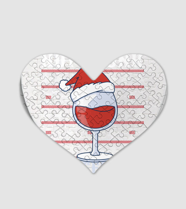 Not drunk just festive ugly sweater model alb pe tricou