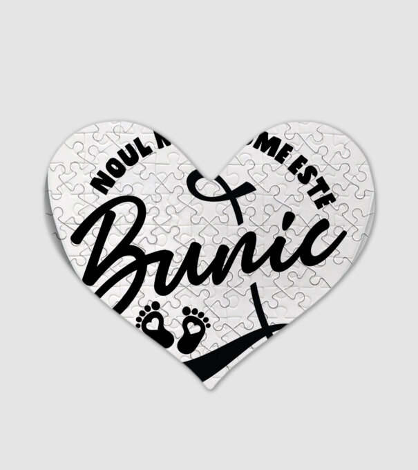 Noul meu nume este Bunic model alb pe tricou
