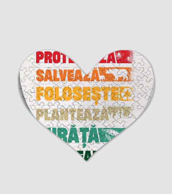 protejează salvează păstrează model alb pe tricou