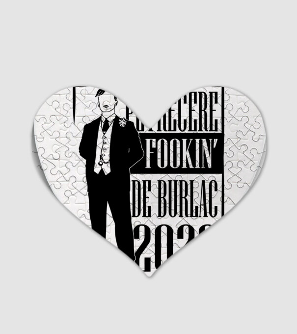 Petrecere Fookin de burlac model alb pe tricou
