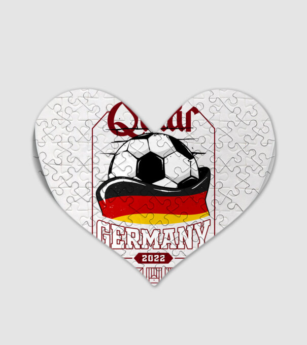Qatar teams Germany model alb pe tricou