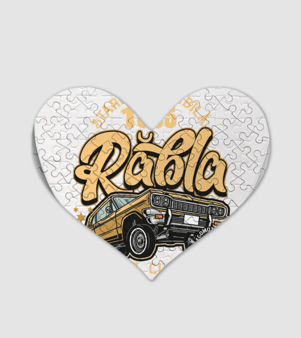 Rablă 1965 model alb pe tricou