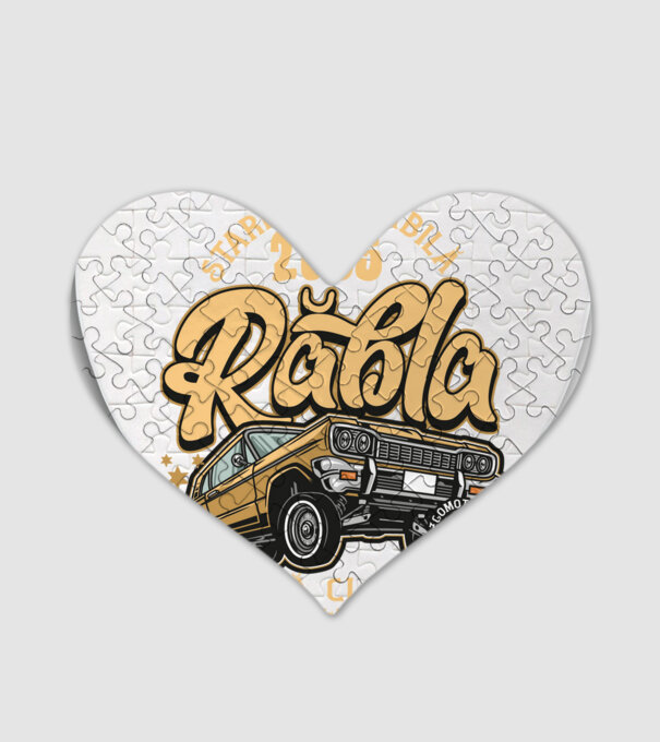 Rablă 2005 model alb pe tricou