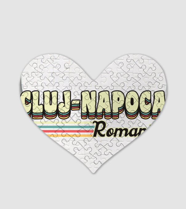 România Cluj-Napoca model alb pe tricou