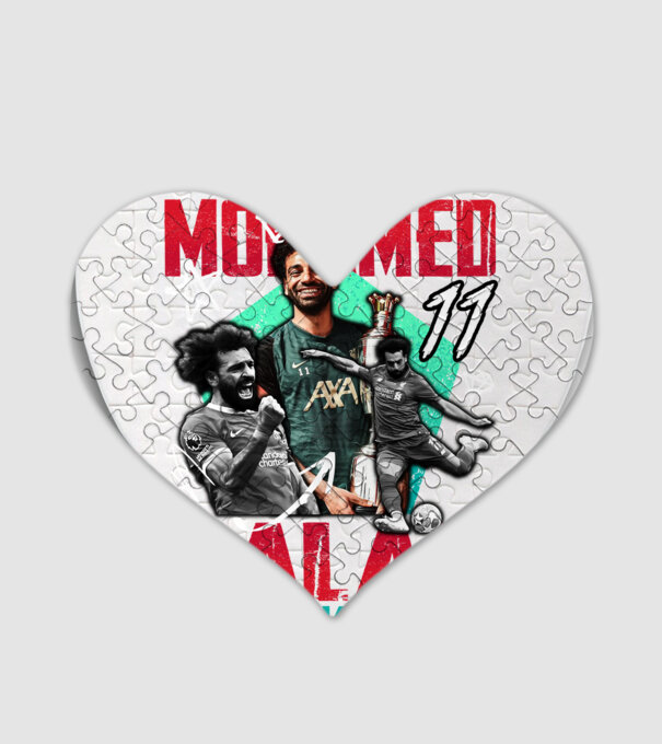 Salah tribute model alb pe tricou