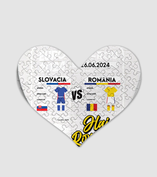 SLO-ROU euro 2024 calendar model alb pe tricou
