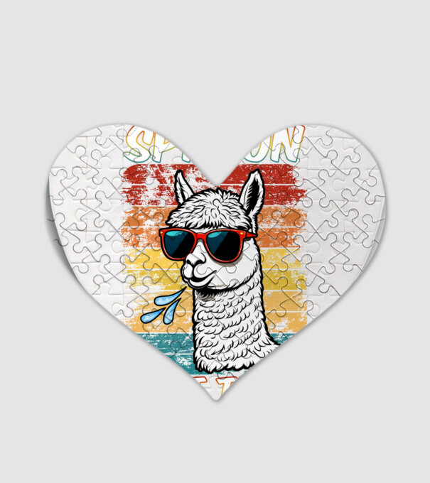 Spit on that thing llama rainbow Hawk Tuah model alb pe tricou