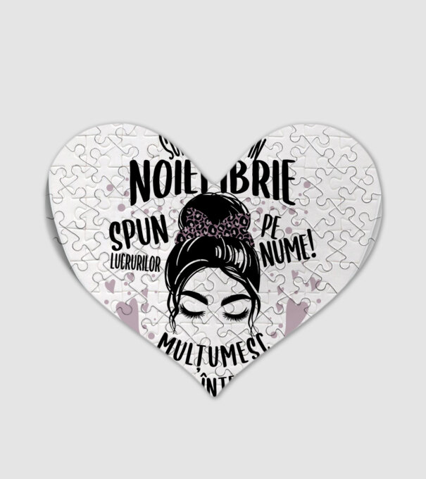 Sunt născută în - noiembrie - spun lucrurilor pe nume! - mulțumesc pentru înțelegere! model alb pe tricou