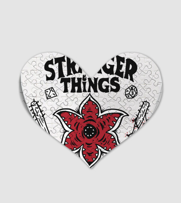 stranger things demogorgon head2 model alb pe tricou