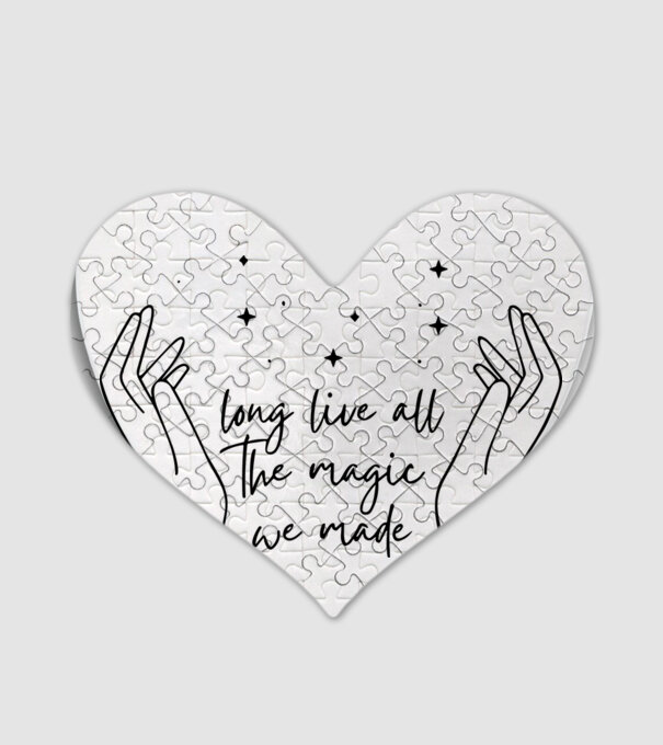 Taylor Swift long live all the magic we made model alb pe tricou