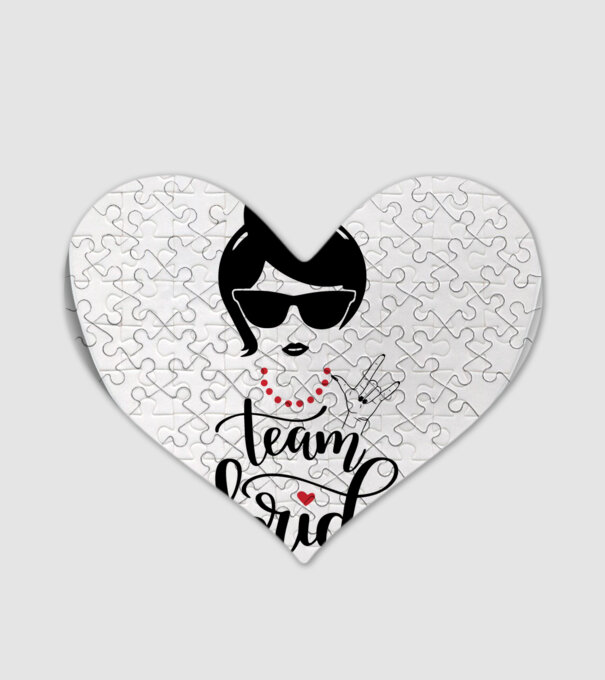 Team Cool Bride model alb pe tricou