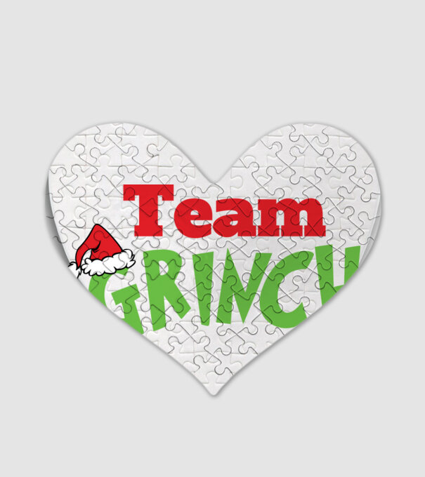Team Grinch model alb pe tricou