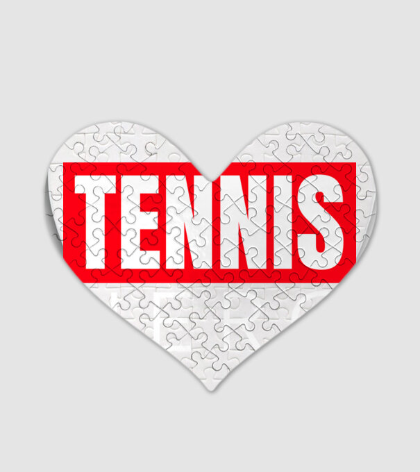 TENNIS HERO model alb pe tricou