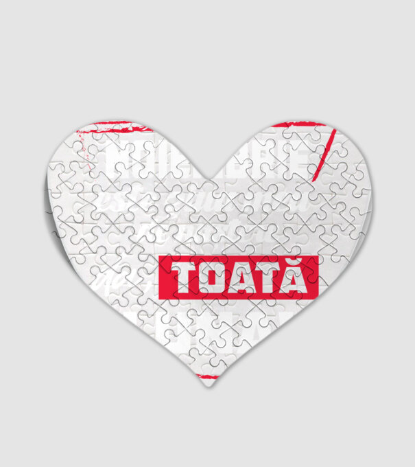 Toată luna NOIEMBRIE model alb pe tricou