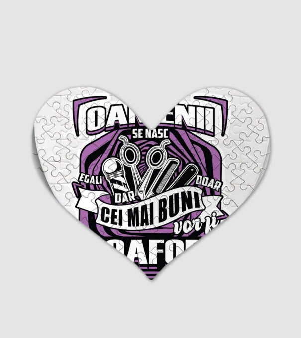 Toți oamenii coafori model alb pe tricou