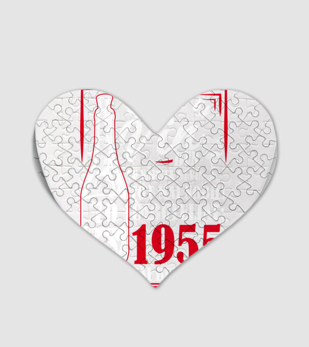 Un Vin Bun 1955 - Negru model alb pe tricou