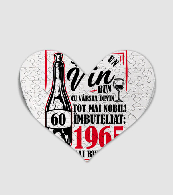 Un Vin Bun 1965 - Alb model alb pe tricou