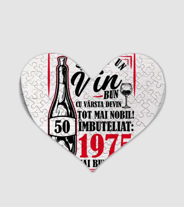 Un Vin Bun 1975 - Alb model alb pe tricou
