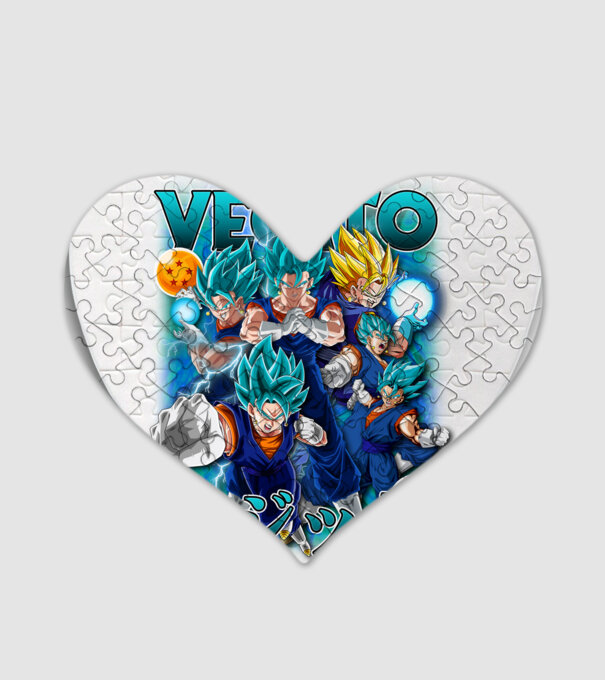 vegito dragonball model alb pe tricou