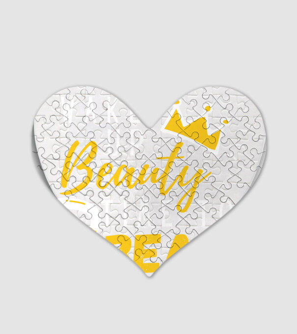 Wake Up Beauty Time To Beast model alb pe tricou
