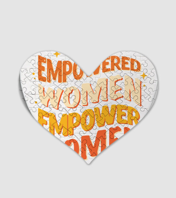 Empowered women empower women model alb pe tricou