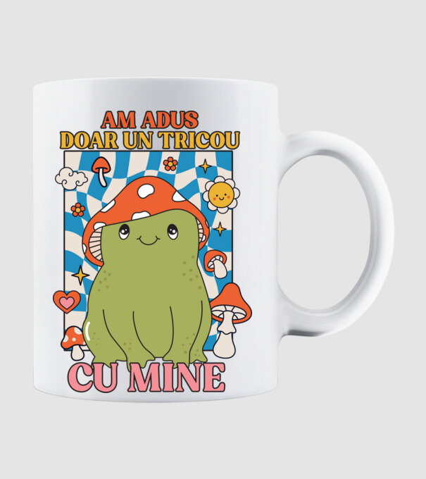am adus doar un tricou cu mine! model alb pe tricou
