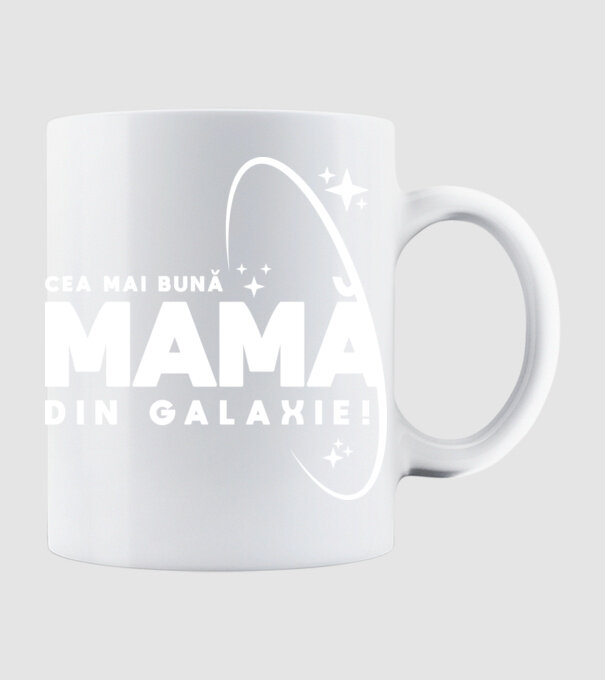 Cea mai bună bunică din Galaxie! model alb pe tricou