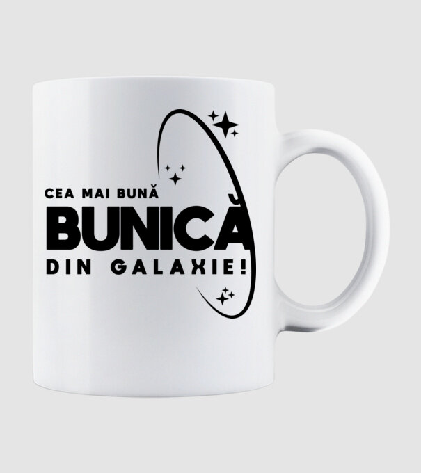 Cea mai bună mamă din Galaxie! model alb pe tricou