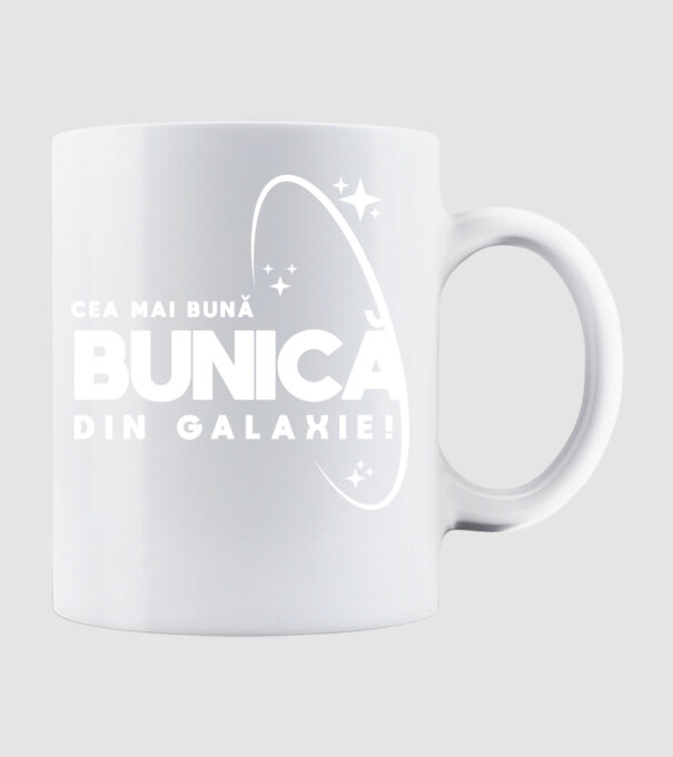 Cea mai bună mamă din Galaxie! model alb pe tricou