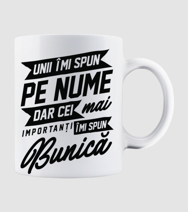 Unii îmi spun pe nume, dar cei mai importanți îmi spun bunică model alb pe tricou