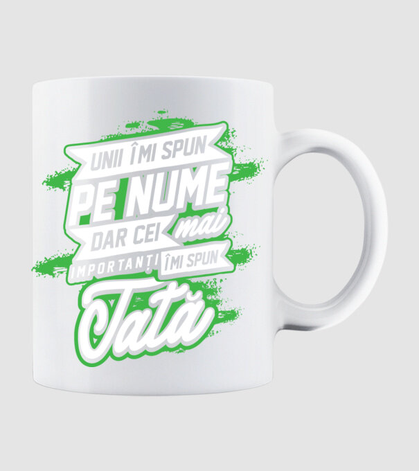 Unii îmi spun pe nume, dar cei mai importanți îmi spun tată model alb pe tricou
