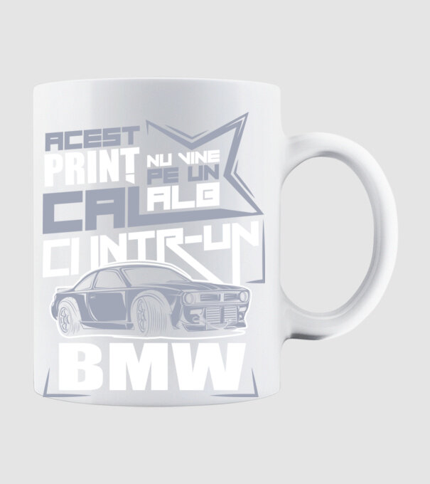 Acest prinț nu vine pe un cal alb, ci într-un BMW model alb pe tricou