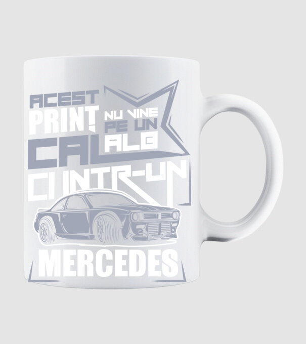 Acest prinț nu vine pe un cal alb, ci într-un Mercedes model alb pe tricou